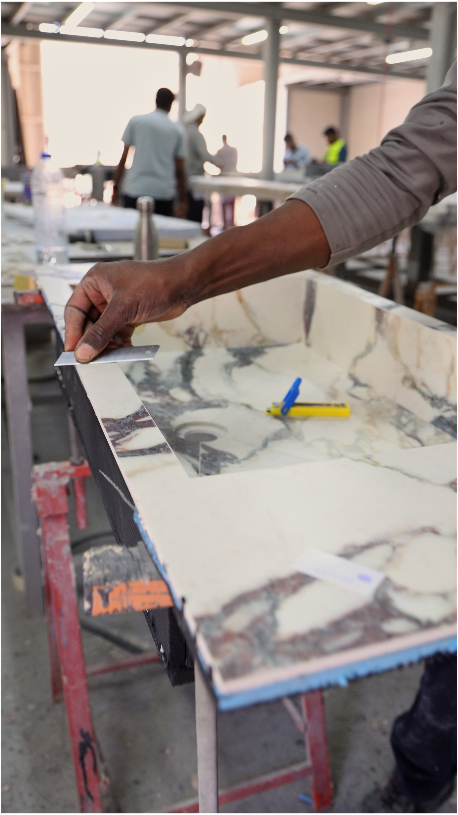 Porcelain Counter Production